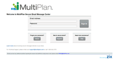 Desktop Screenshot of multiplan-secure.com